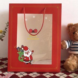 Christmas bag red (25*12.5*33cm)